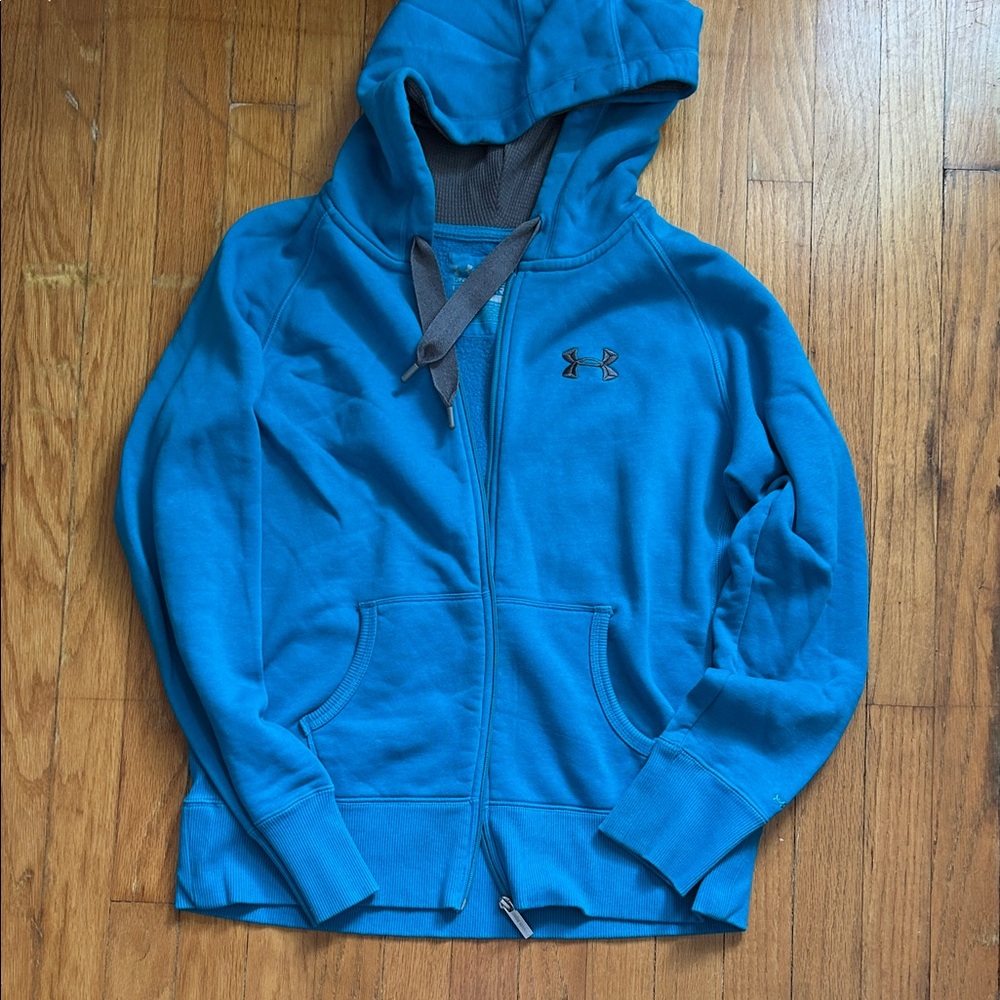 **b2g1***Under Armour Turquoise Full-Zip Hoodie